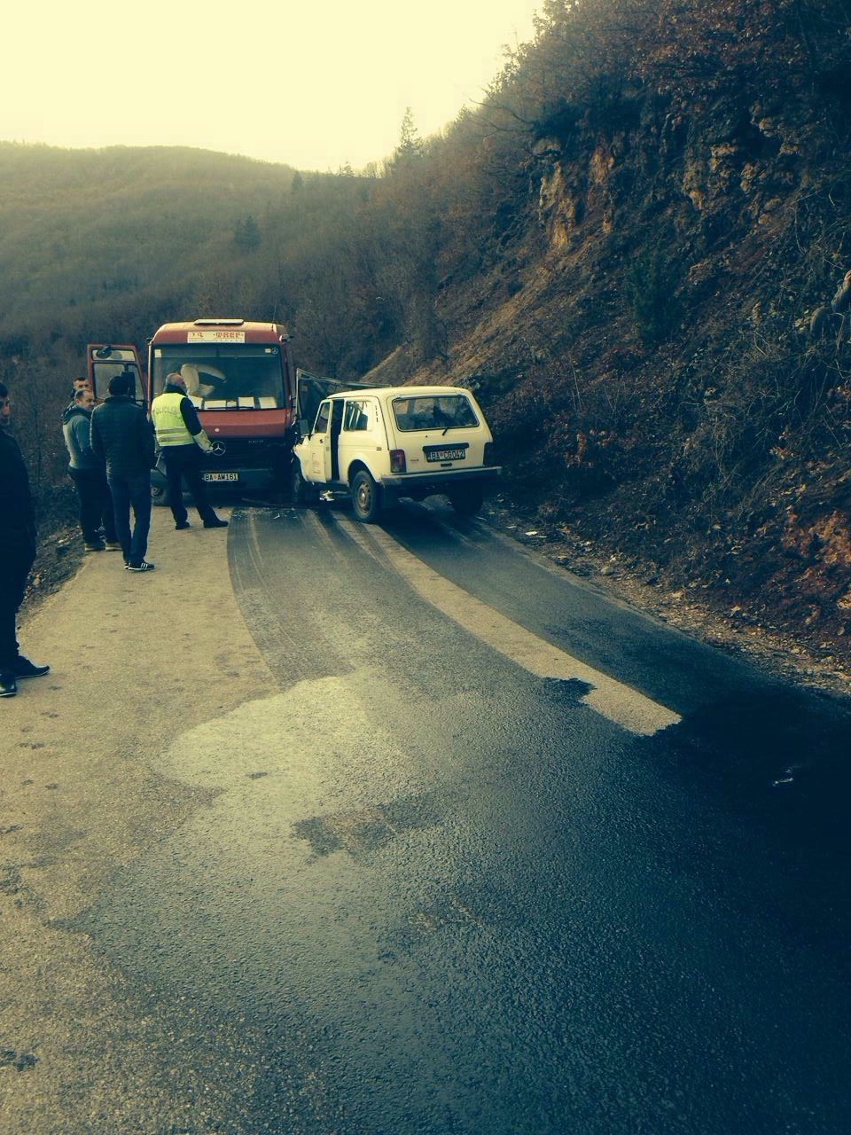 POVRIJEĐENI U SAOBRAĆAJNOJ NEZGODI NIJESU ŽIVOTNO UGORŽENI