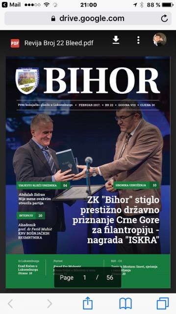 NOVI BROJ REVIJE “BIHOR”