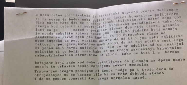 PRIJETNJE MEŠI ADROVIĆU: “NAPUSTI DPS ILI ĆEMO TE DIĆ U VAZDUH”