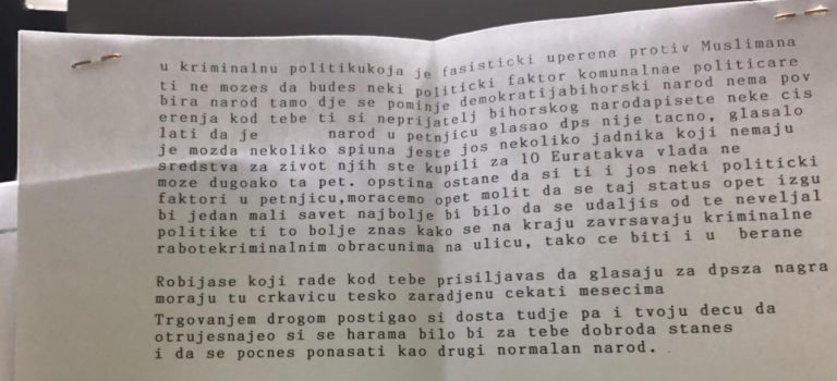 PRIJETNJE MEŠI ADROVIĆU: “NAPUSTI DPS ILI ĆEMO TE DIĆ U VAZDUH”