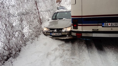 PETNJICA – BERANE: SAOBRAĆAJNA NEZGODA BEZ POVRIJEĐENIH