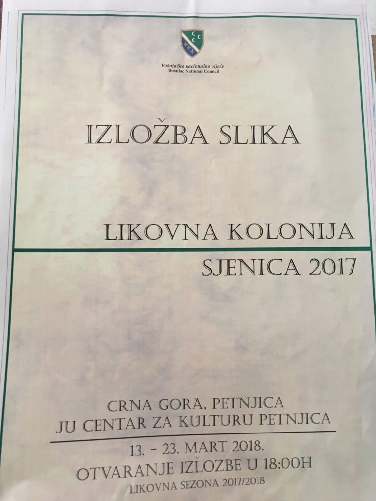 IZLOŽBA “SJENICA 2017.”