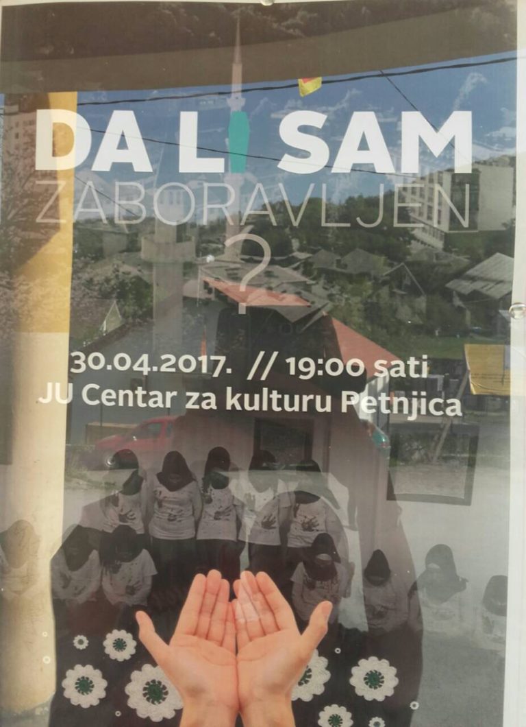 VEČERAS U PETNJICI MONODRAMA “DA LI SAM ZABORAVLJEN”