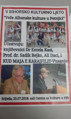 VEČE ALBANSKE KULTURE U PETNJICI