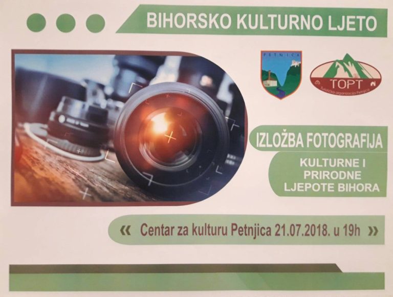 IZLOŽBA FOTOGRAFIJA “PRIRODNE I KULTURNE LJEPOTE BIHORA” VEČERAS U 19 ČASOVA