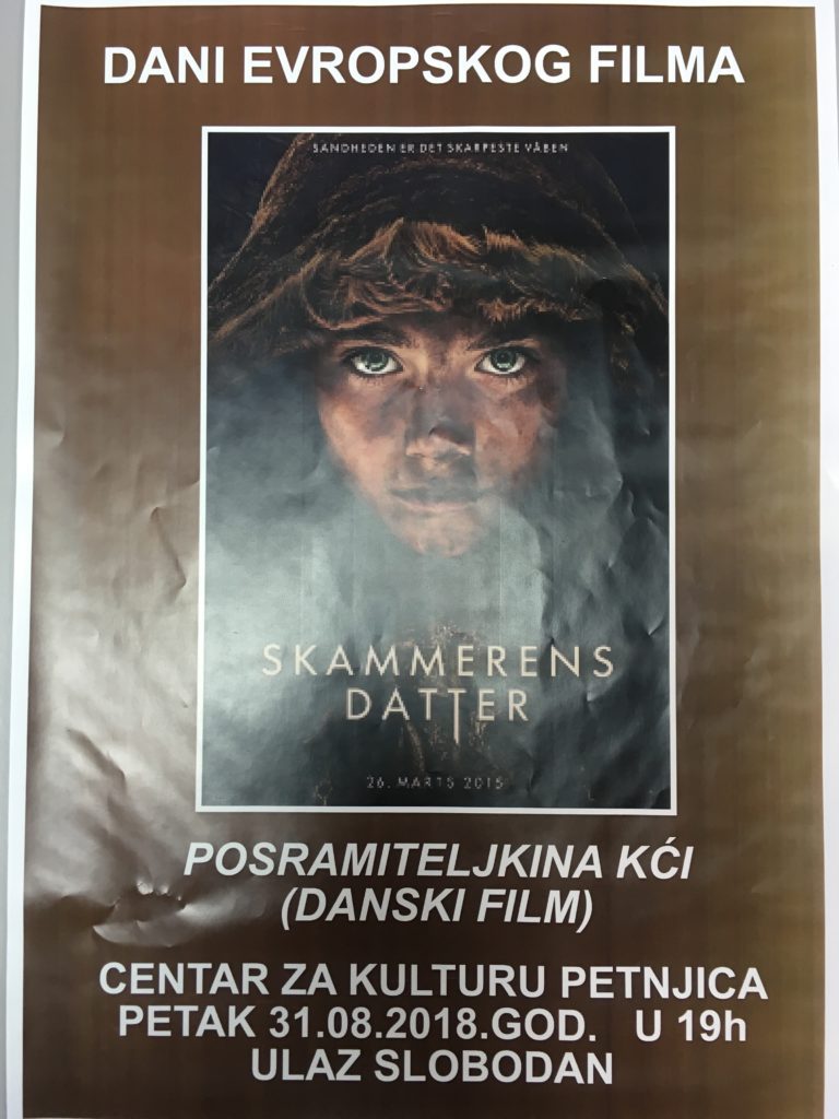 DANI EVROPSKOG FILMA U PETNJCI: VEČERAS U CENTRU ZA KULTURU DANSKI FILM