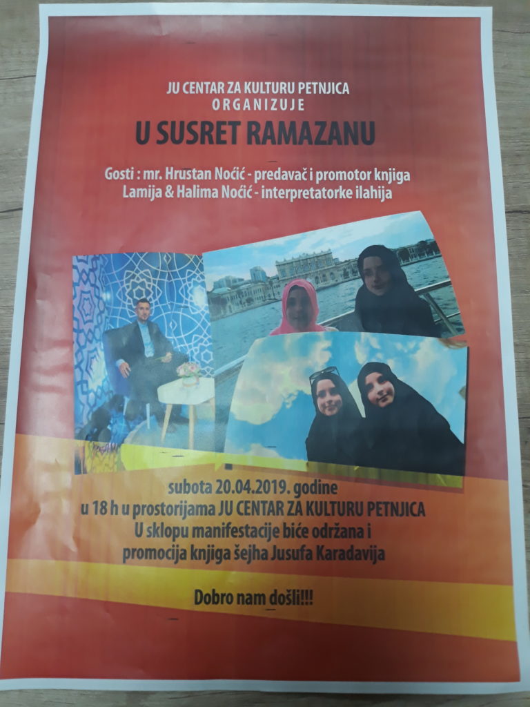 PETNJICA: U SUBOTU MANIFESTACIJA “U SUSRET RAMAZANU”