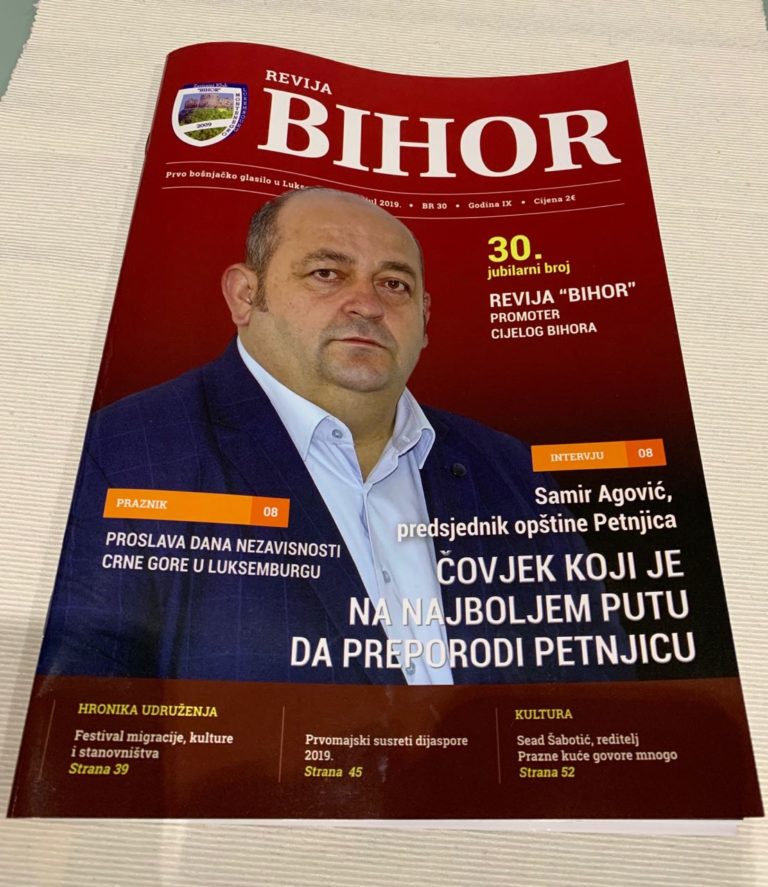 IZAŠAO 30. JUBILARNI BROJ REVIJE BIHOR