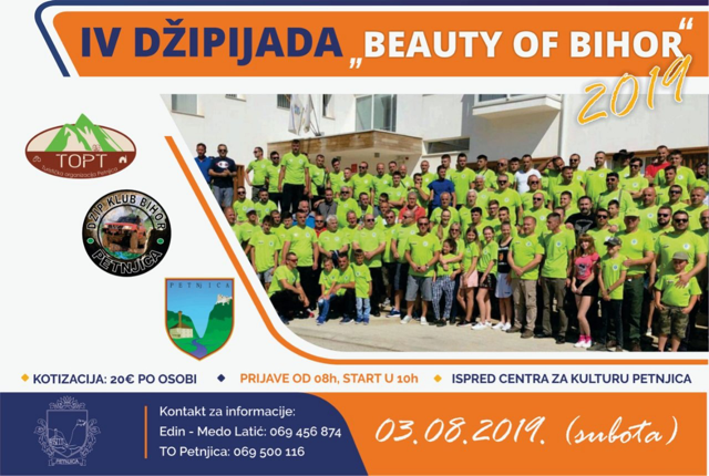 DŽIPIJADA “BEAUTY OF BIHOR” U SUBOTU 3. AVGUSTA