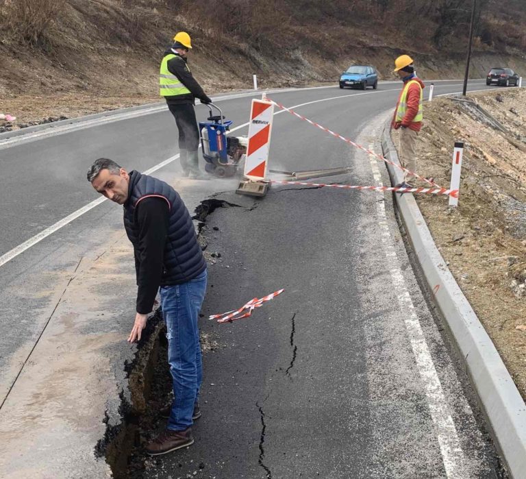 BEMAKS REAGOVAO HITNO (FOTO): PRIVREMENA SANACIJA KLIZIŠTA NA “POLICI”