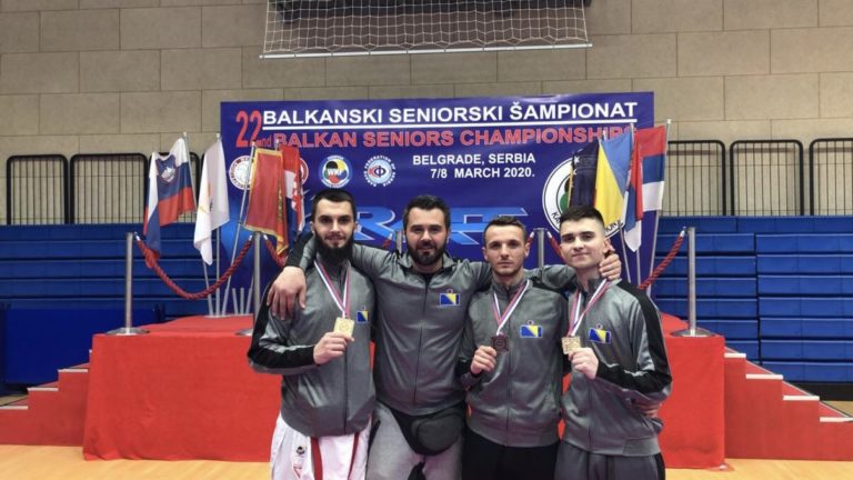 KARATE PRVENSTVO BALKANA: ZA REPREZENTACIJU BIH – TRI BIHORCA TRI, ZLATNE MEDALJE