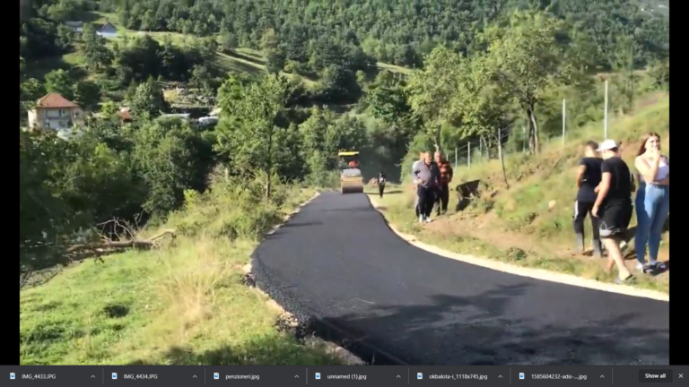 VIDEO: POGLEDAJTE POČETAK ASFALTIRANJA PUTA U MZ LAGATORE