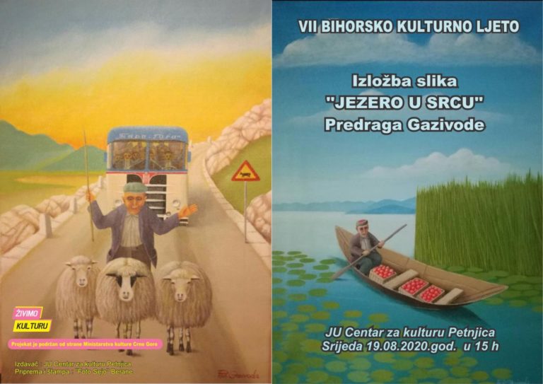 BIHORSKO KULTURNO LJETO: PROMOCIJA KNJIŽEVNOG OPUSA BOŽIDARA PROROČIĆA I IZLOŽBA SLIKA “JEZERO U SRCU”