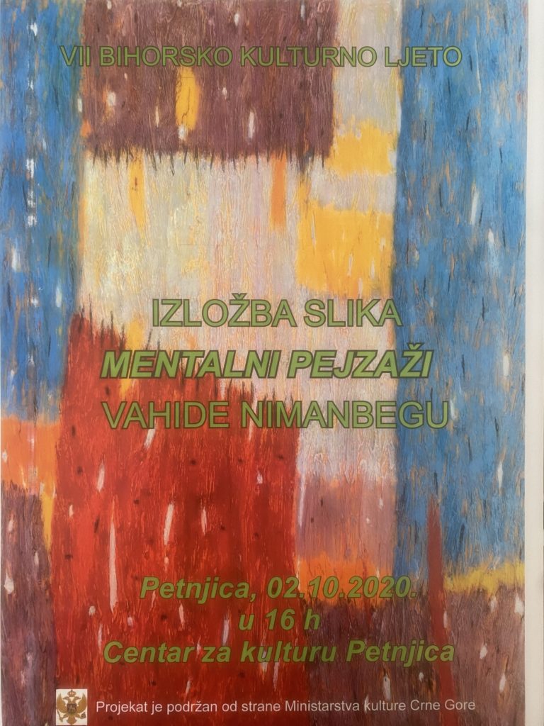 SJUTRA (PETAK 2. OKTOBAR) IZLOŽBA SLIKA SLIKARA IZ ULCINJA