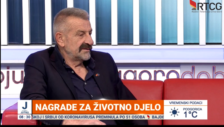 MIRSAD RASTODER DOBIO NAGRADU ZA ŽIVOTNO DJELO TVCG