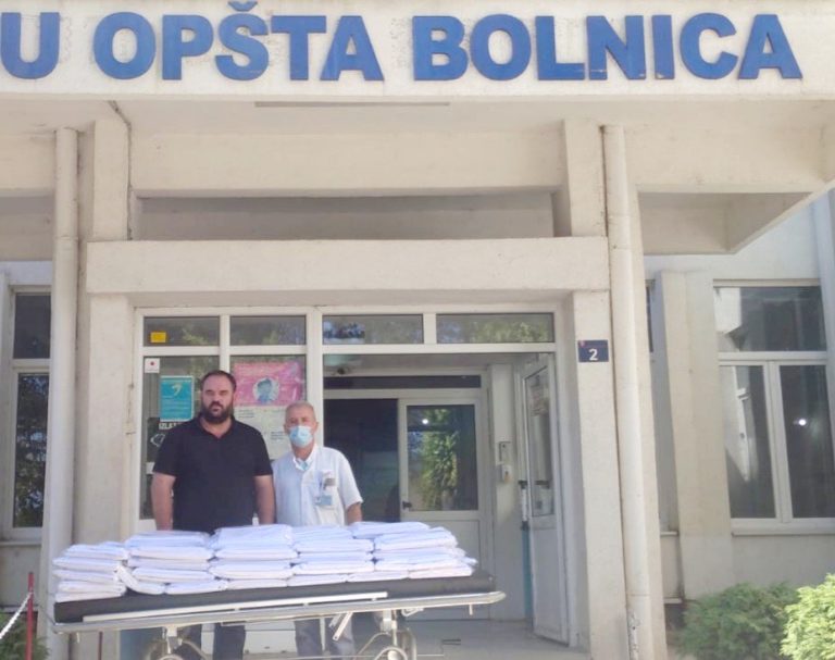 CHR Hajrat donirao 50 kompleta posteljine Opštoj bolnici u Bijelom Polju