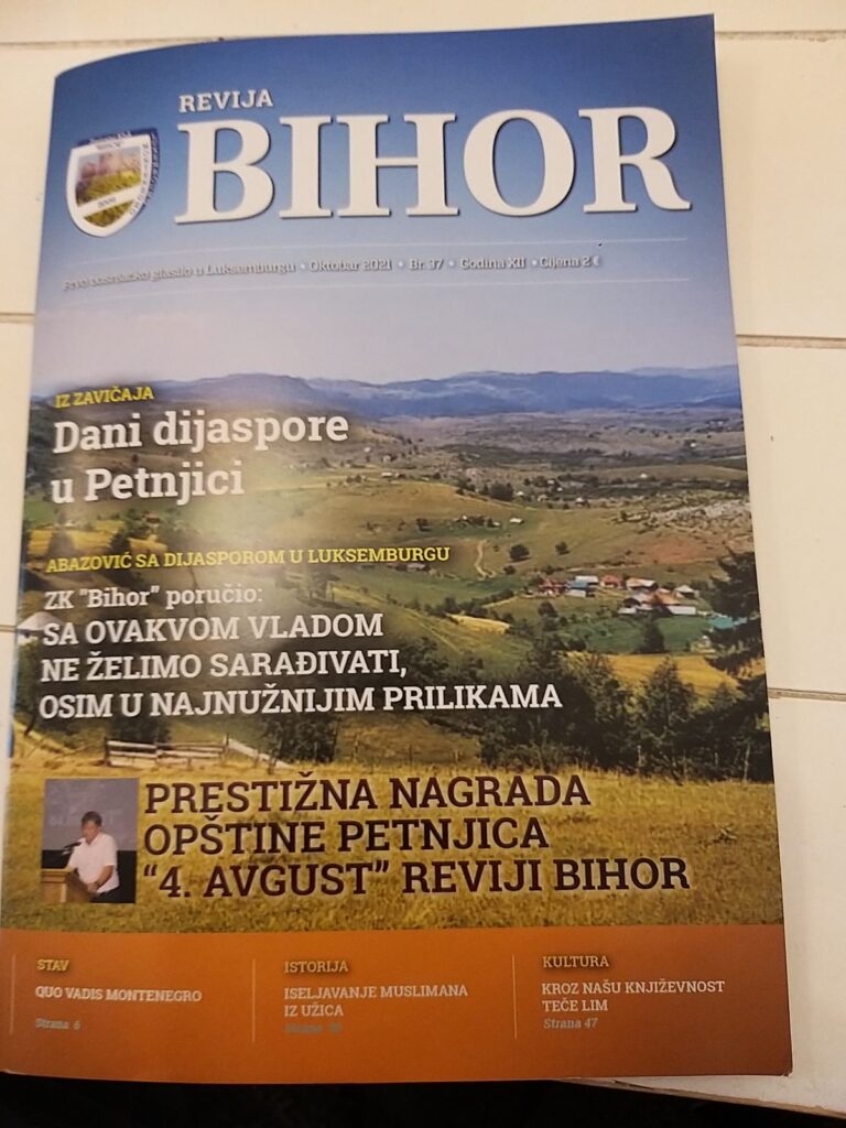 IZAŠAO NOVI, 37. BROJ REVIJE BIHOR