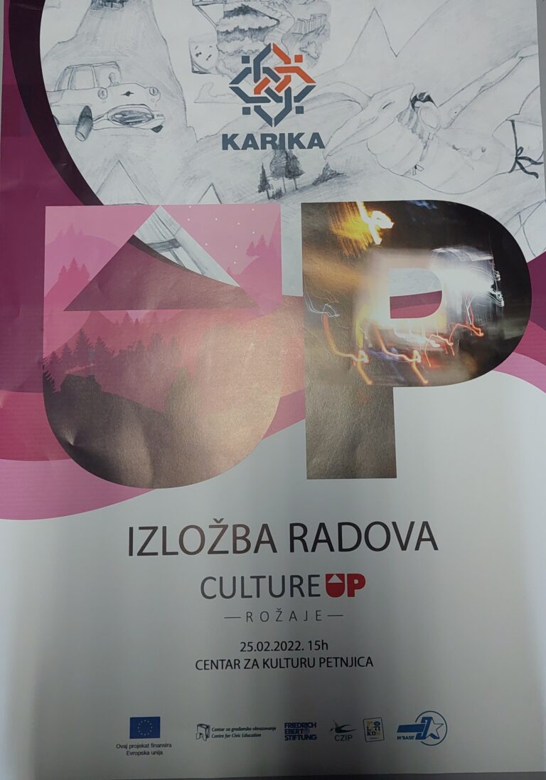 PETNJICA: IZLOŽBA U ORGANIZACIJI NVO “KARIKA”