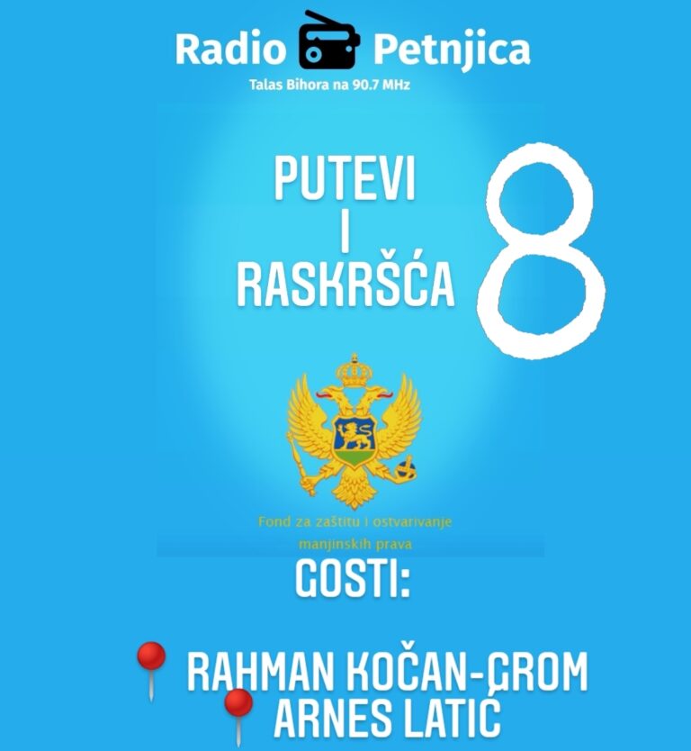 RADIO PETNJICA: SJUTRA OSMA EMISIJA “PUTEVI I RASKRŠĆA”