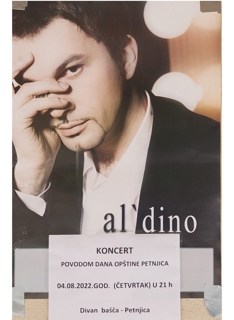 Večeras koncert Al Dina u Petnjici