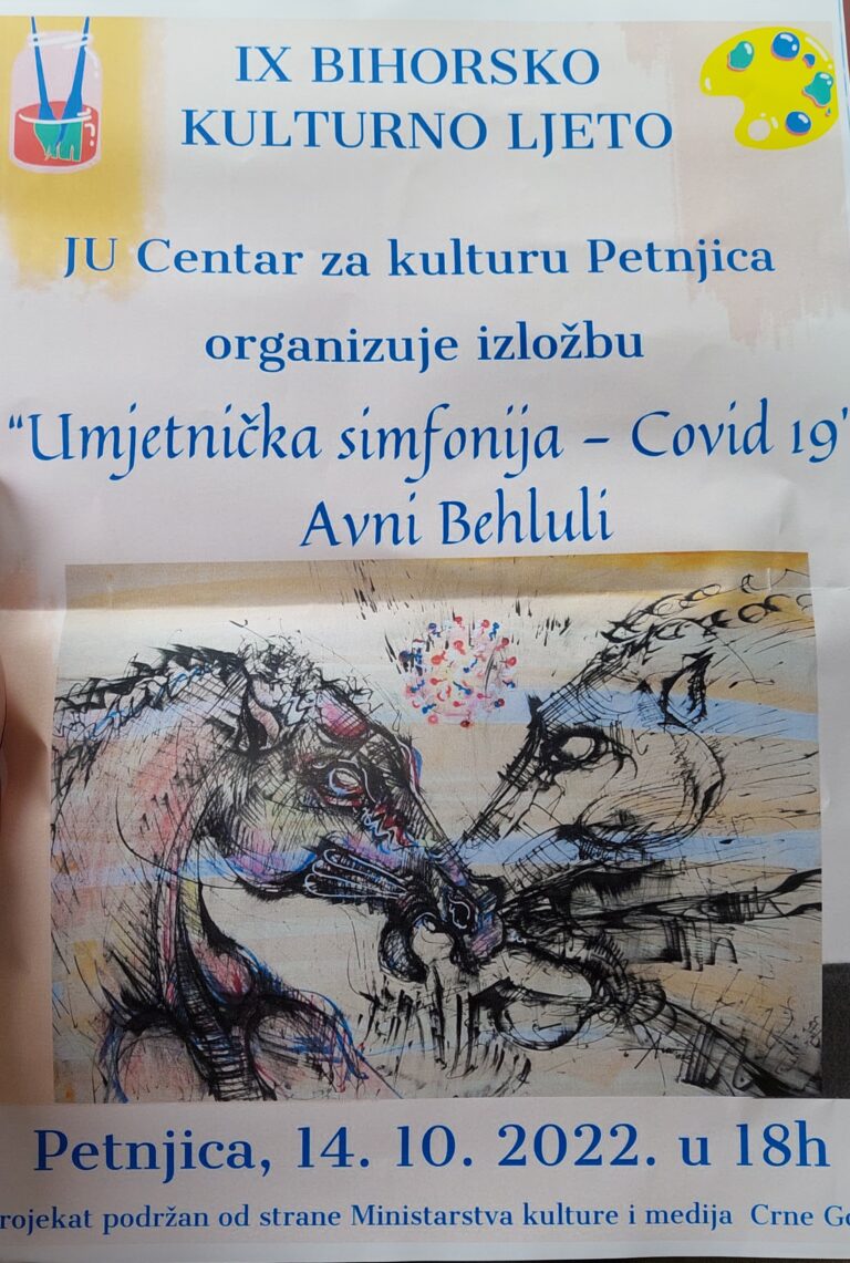 Izložba slika Avni Behlulija u Centru za kulturu Petnjica