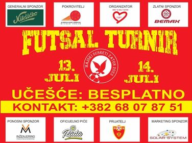 U ZATONU TURNIR U FUTSALU U ČAST DANA DRŽAVNOSTI CRNE GORE