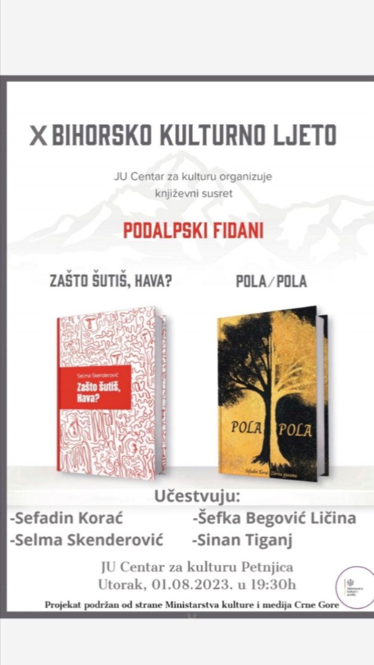 BIHORSKO KULTURNO LJETO: ,,PODALPSKI FIDANI” U UTORAK U CENTRU ZA KULTURU