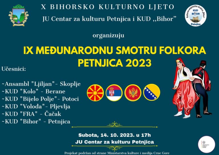 MEĐUNARODNA SMOTRA FOLKLORA U PETNJICI