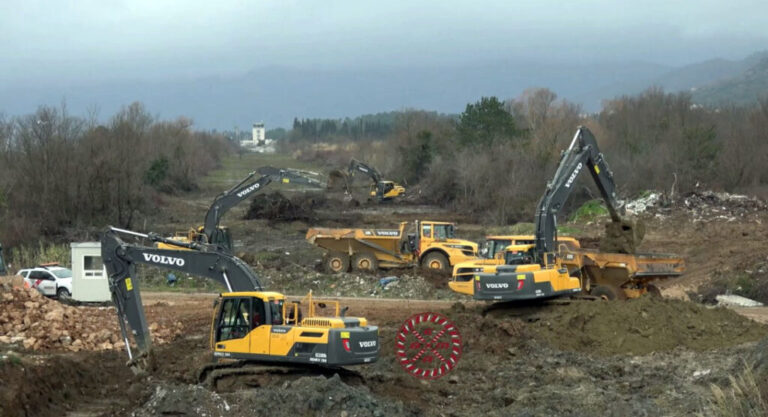 Bemax u punom pogonu: Pogledajte novi početak gradnje bulevara Jaz – Tivat [VIDEO]