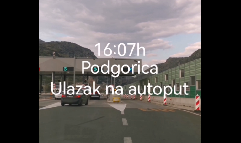 OD PODGORICE DO PETNJICE ZA 90 MINUTA (VIDEO)