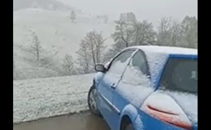 SNIJEG I TEMPERATURA ISPOD NULE, ZIMA SE U PETNJICI NE PREDAJE (VIDEO I FOTO)