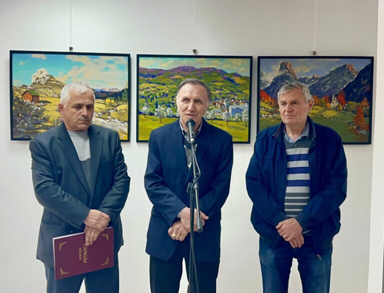 Izložba “Plenair 70” Skendera Striće otvorena u Centru za kulturu Petnjica