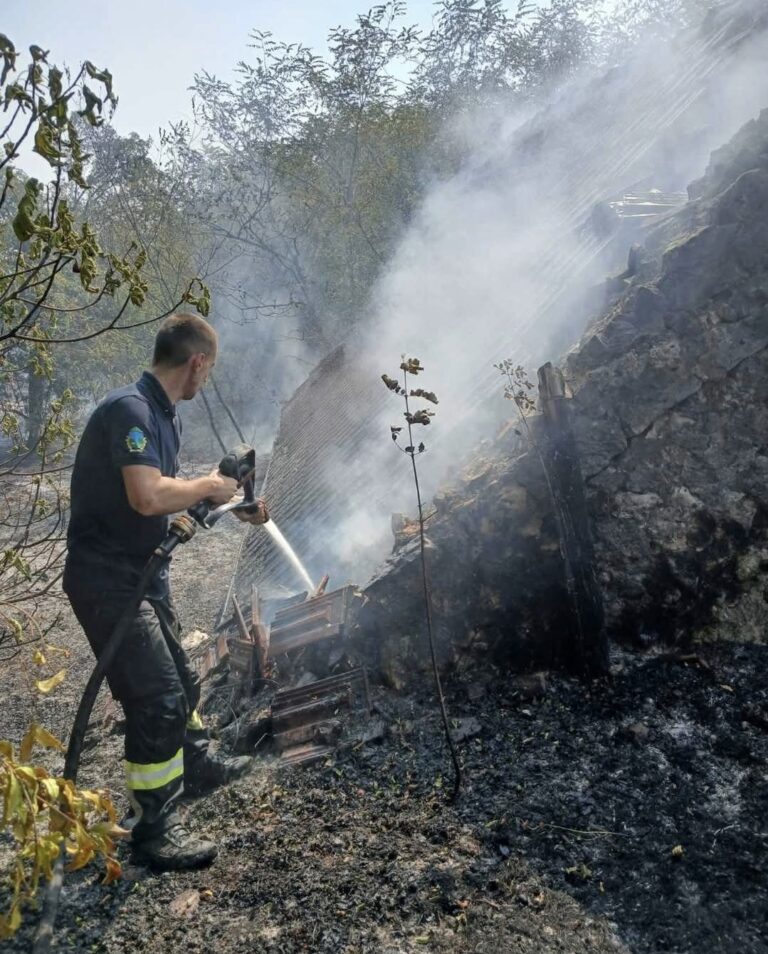 Petnjica uz Podgoricu: Heroji protiv vatrene stihije