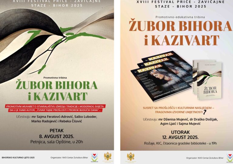 ZAVIČAJNE STAZE: PROMOCIJA KNJIGE PRIČA “ŽUBOR BIHORA”