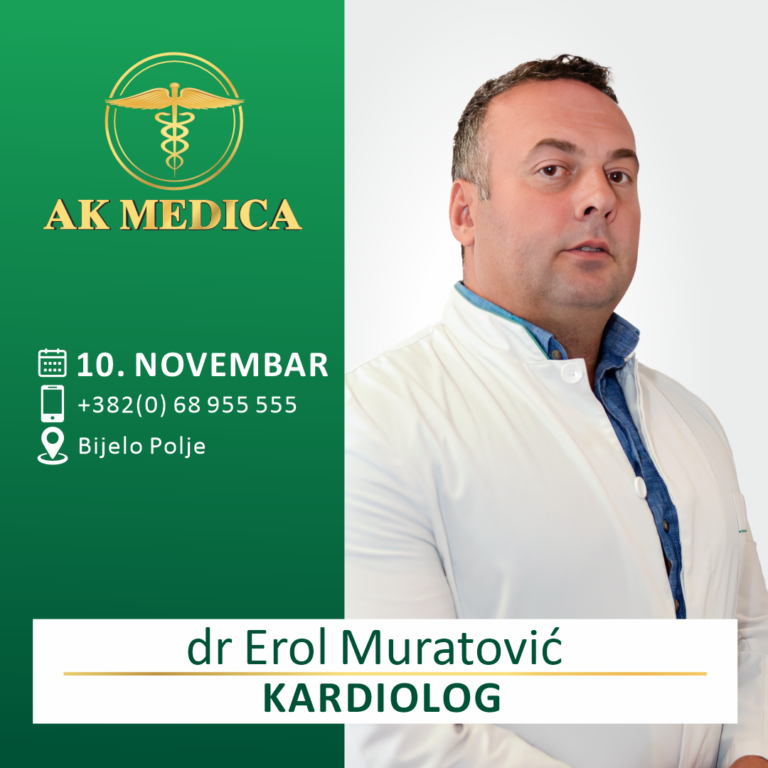 AK MEDICA: Savremena kardiološka dijagnostika — dr Erol Muratović 10. novembra