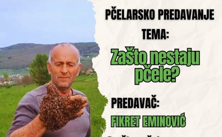 Predavanje o pčelarstvu u Petnjici: „Zašto nestaju pčele?“