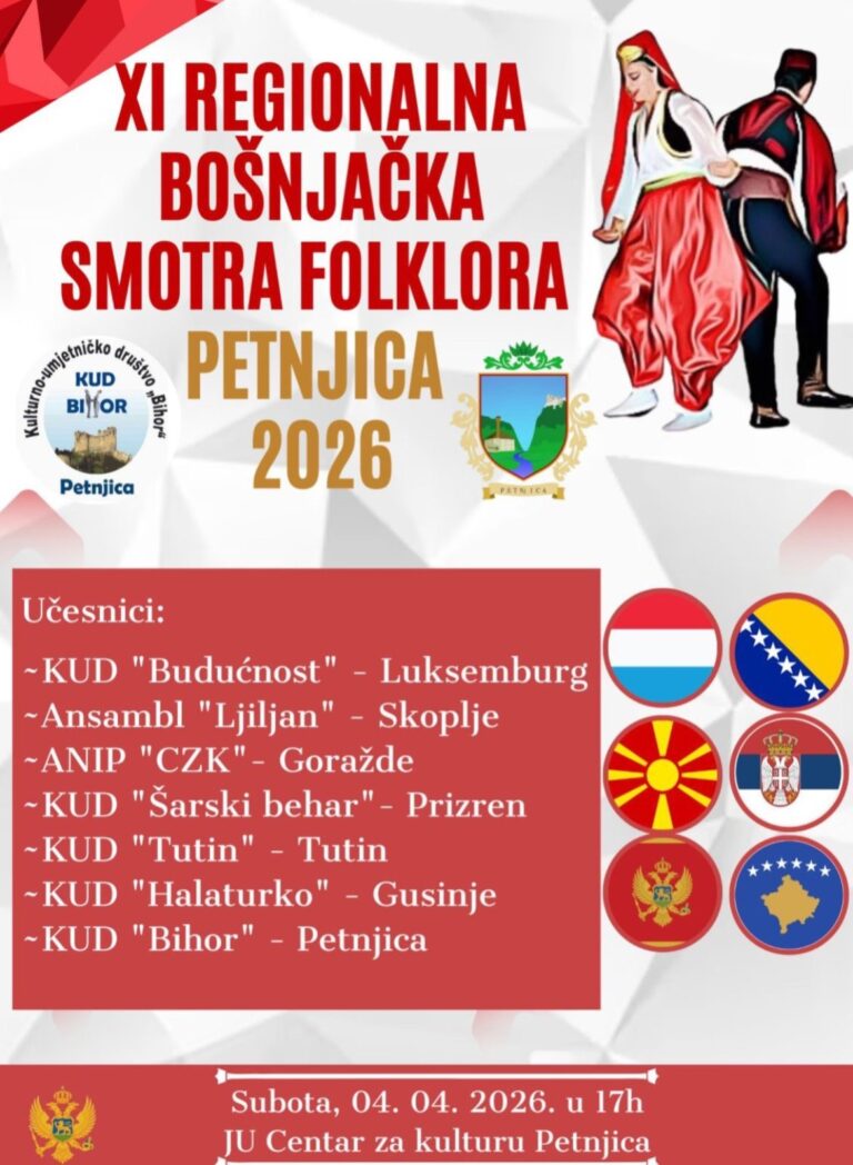 Petnjica domaćin XI Regionalne bošnjačke smotre folklora
