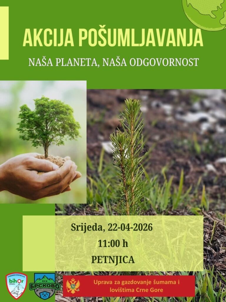 PSK Bihor organizuje pošumljavanje povodom Dana planete Zemlje