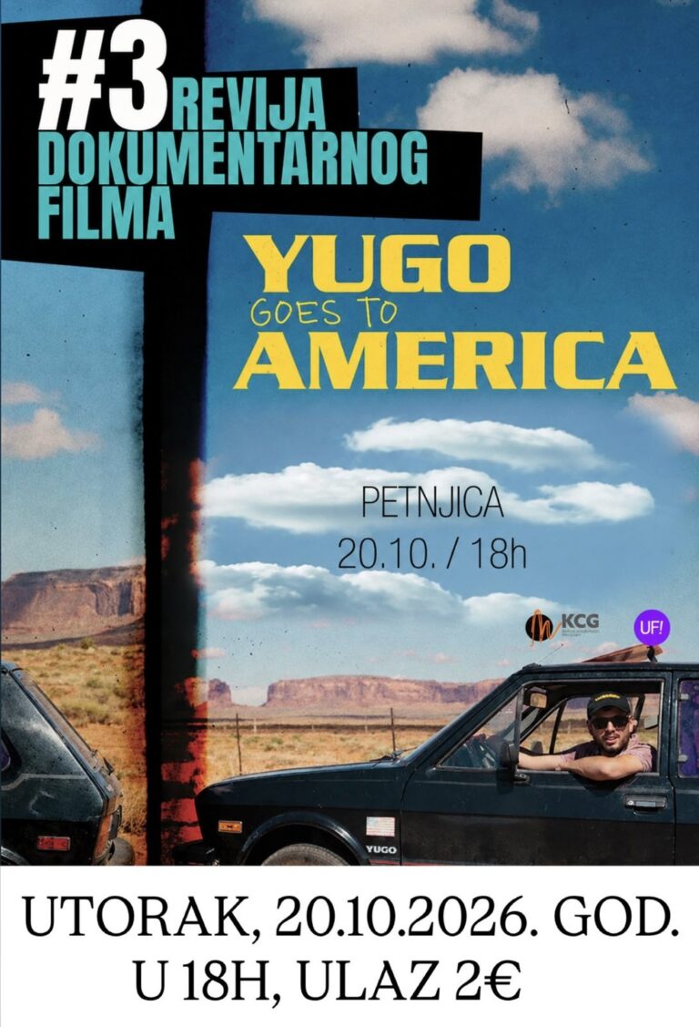 „YUGO GOES TO AMERICA“ SJUTRA U PETNJICI: Dokumentarna priča o putovanju legendarnog jugoslovenskog automobila kroz Ameriku